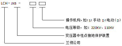 LCH-JXB型變壓器中性點間隙保護(hù)裝置型號含義